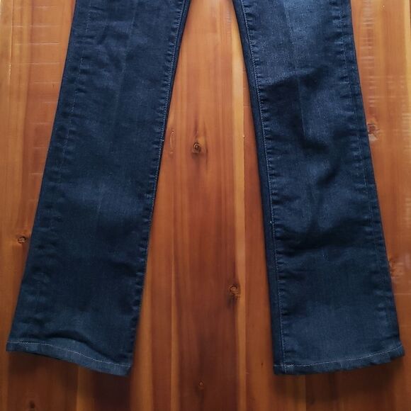 PAIGE Dark Blue Women's Jeans - Picture 4 of 10